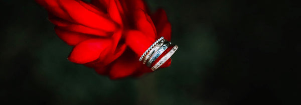 Decorative Wedding Rings – Two Become One Jewellery